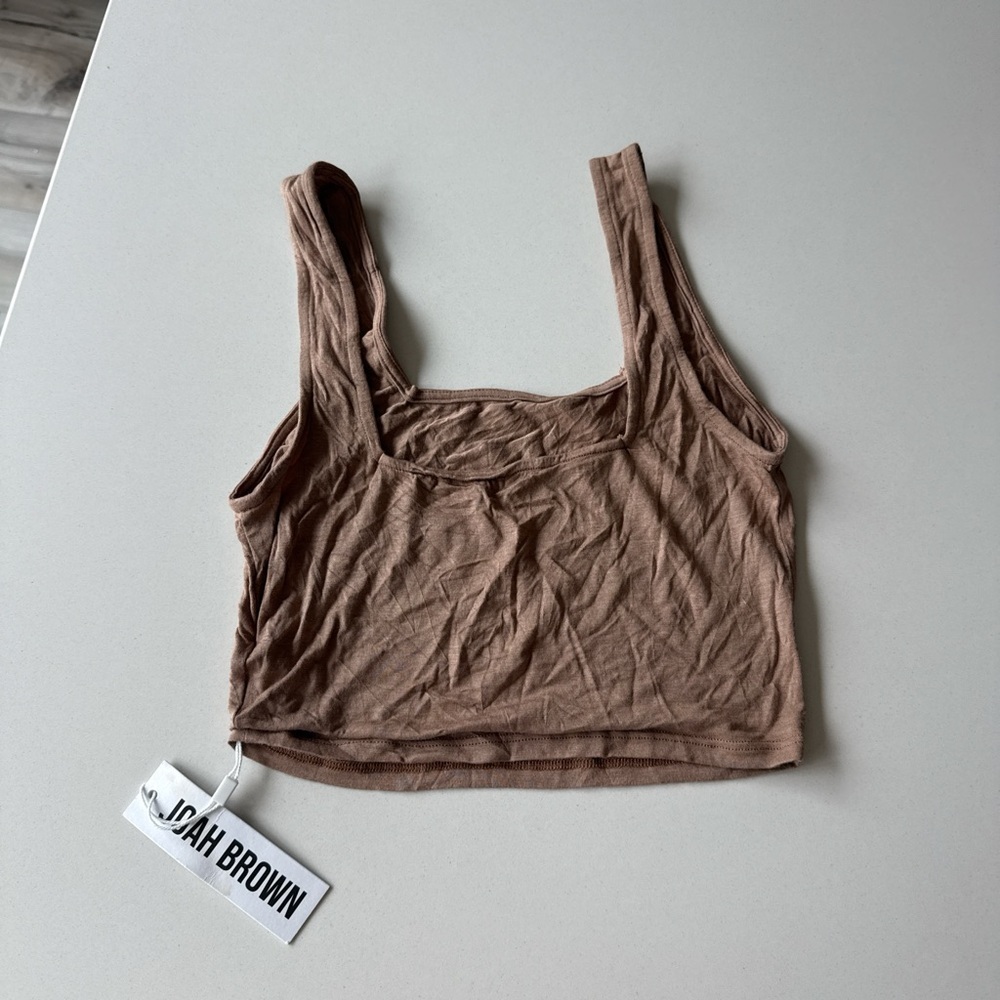 NWT Joah Brown tank OS